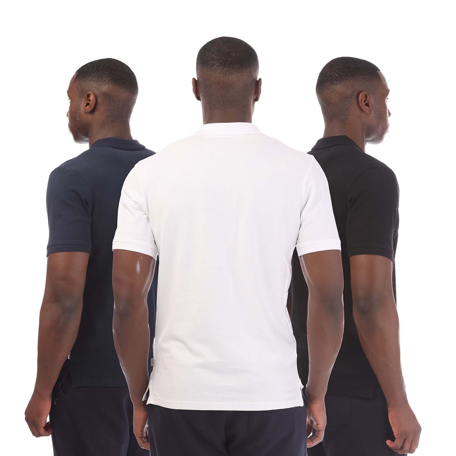 Jack and Jones 3 Pack of Basic Polo Shirts