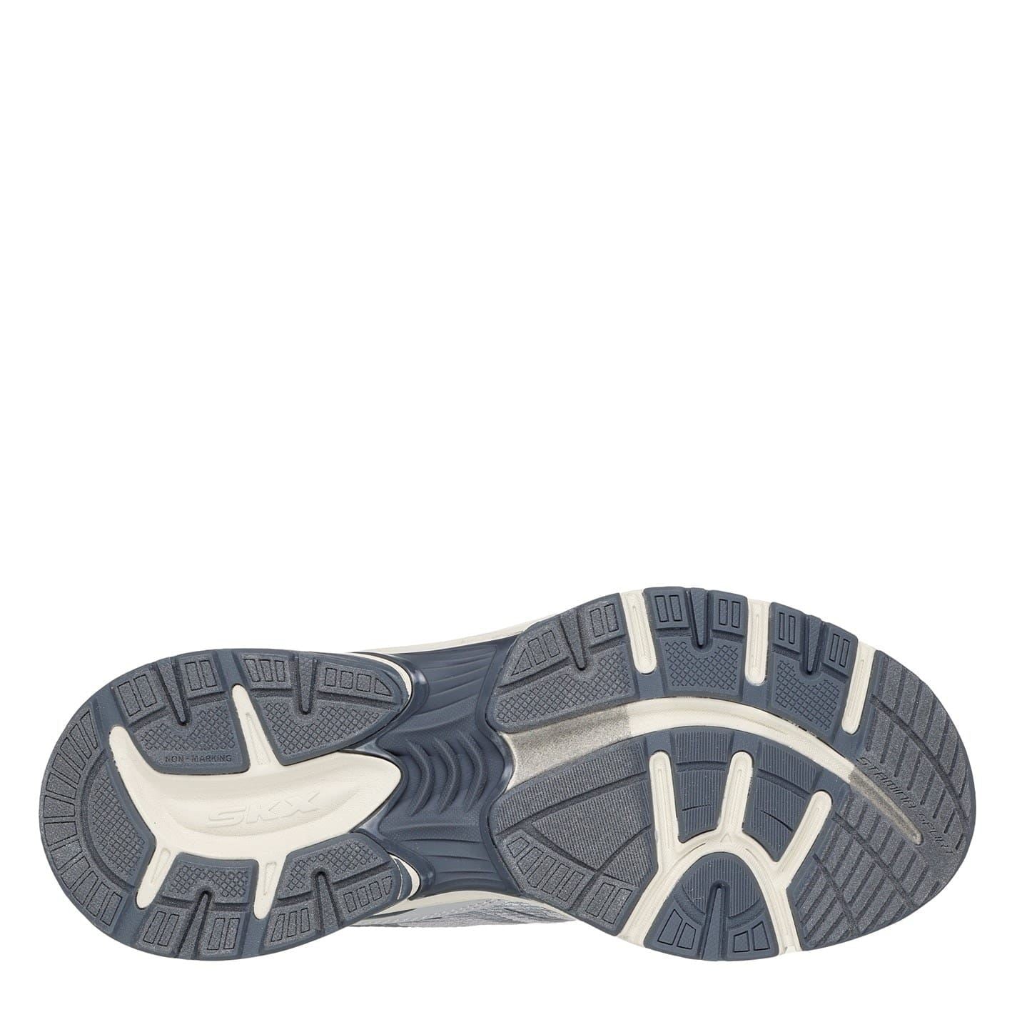 Skechers Metallic Overlay Mesh Lace Up Trainers