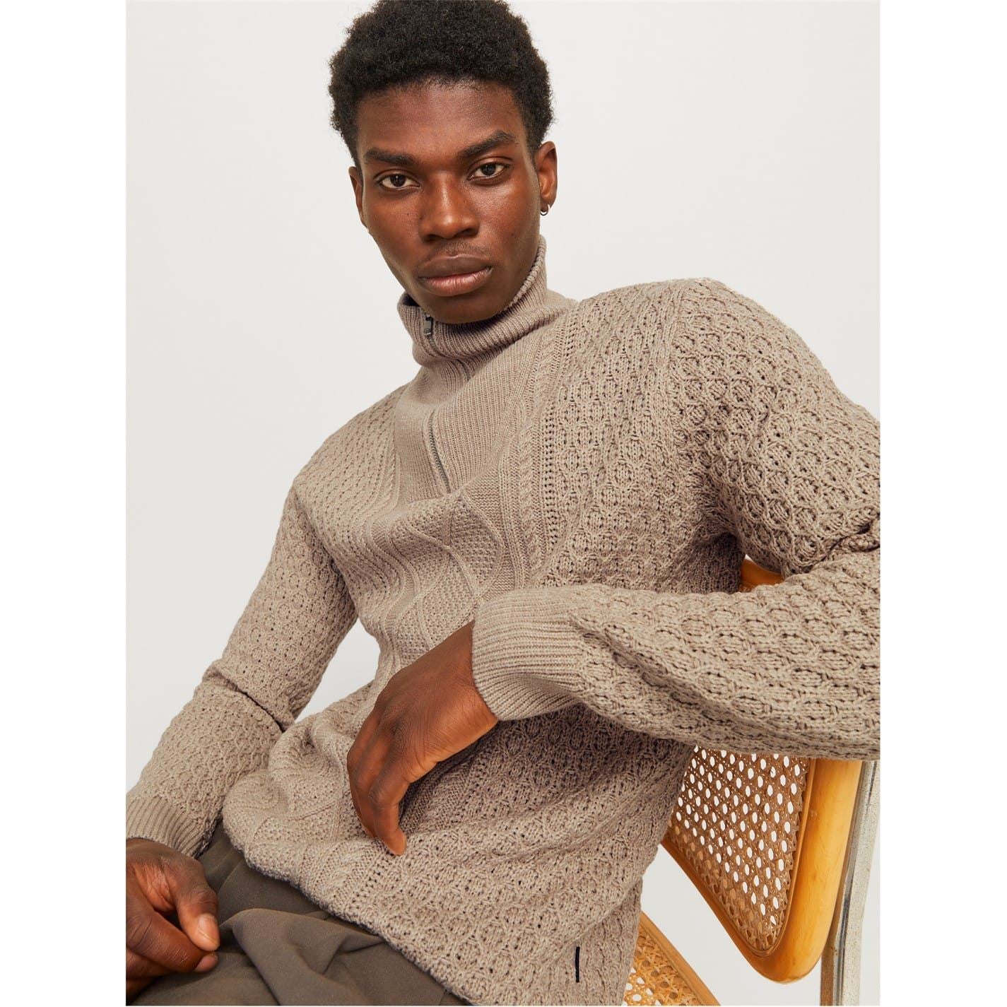 Jack and Jones North Knit Regular Fit Long Sleeve Sweater