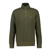 Gant Textured Half-Zip Sweatshirt