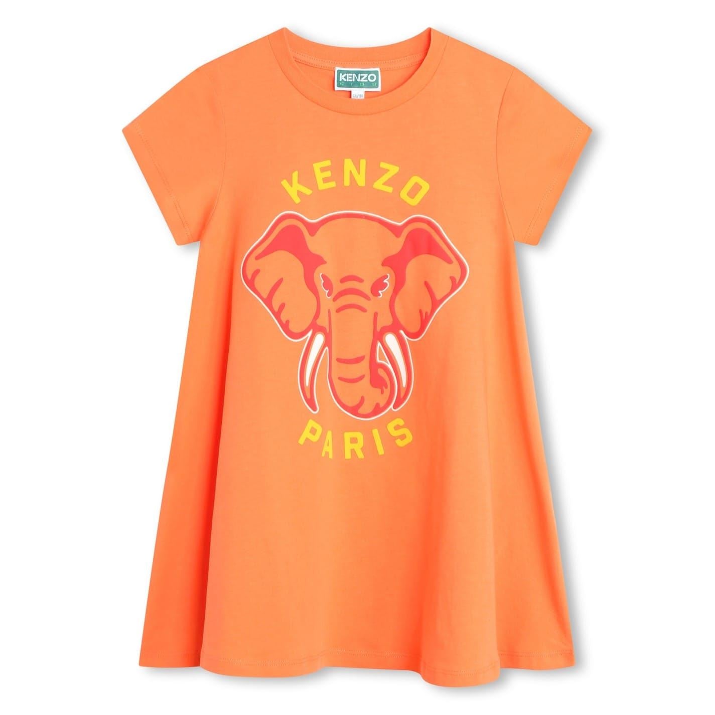 Kenzo Large Genie Crew Neck Mini T-Shirt Dress