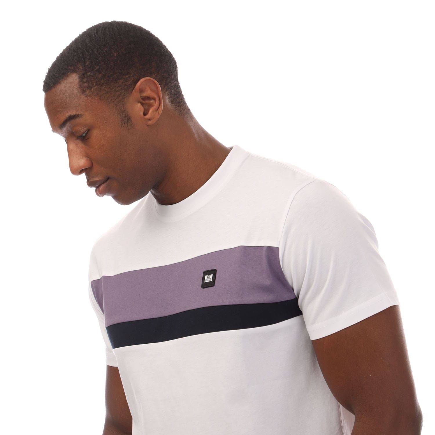 Weekend Offender Mens Crossword Colour Block T-Shirt