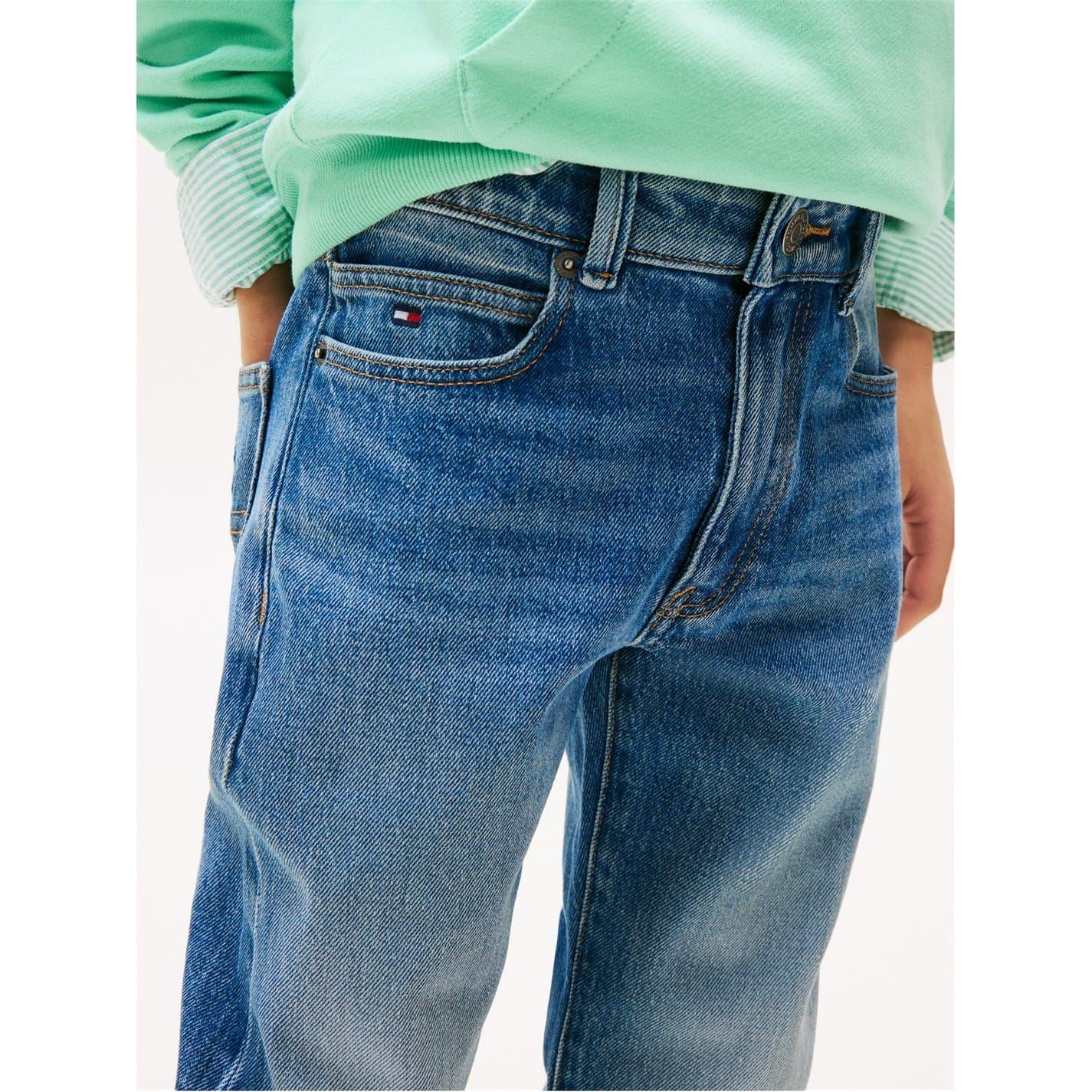 Tommy Hilfiger Modern Straight Leg Five Pocket Jeans