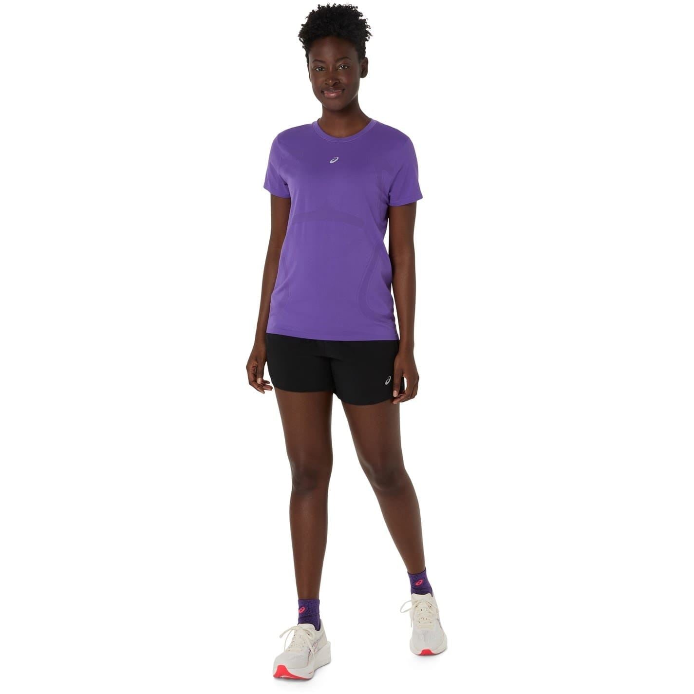 Asics Crew Neck Short Sleeve Seamless Athletic Top