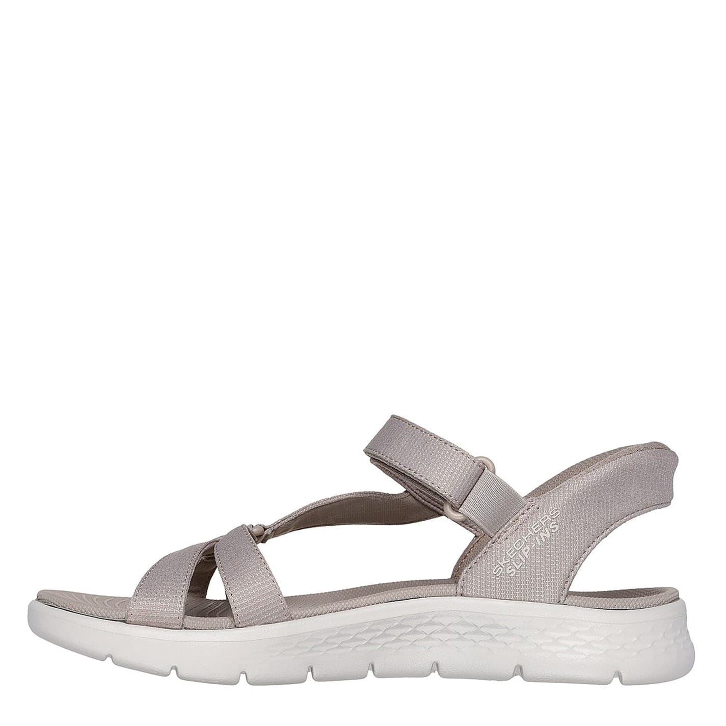 Skechers Slip Ins Heathered Flat Heel Open Toe Sandals