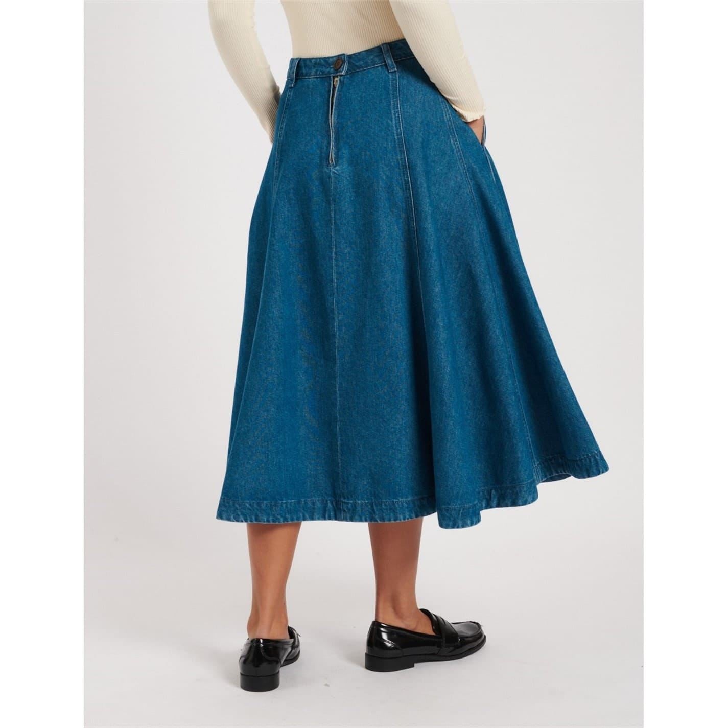 Nobodys Child Pmna Midi A-Line Skirt