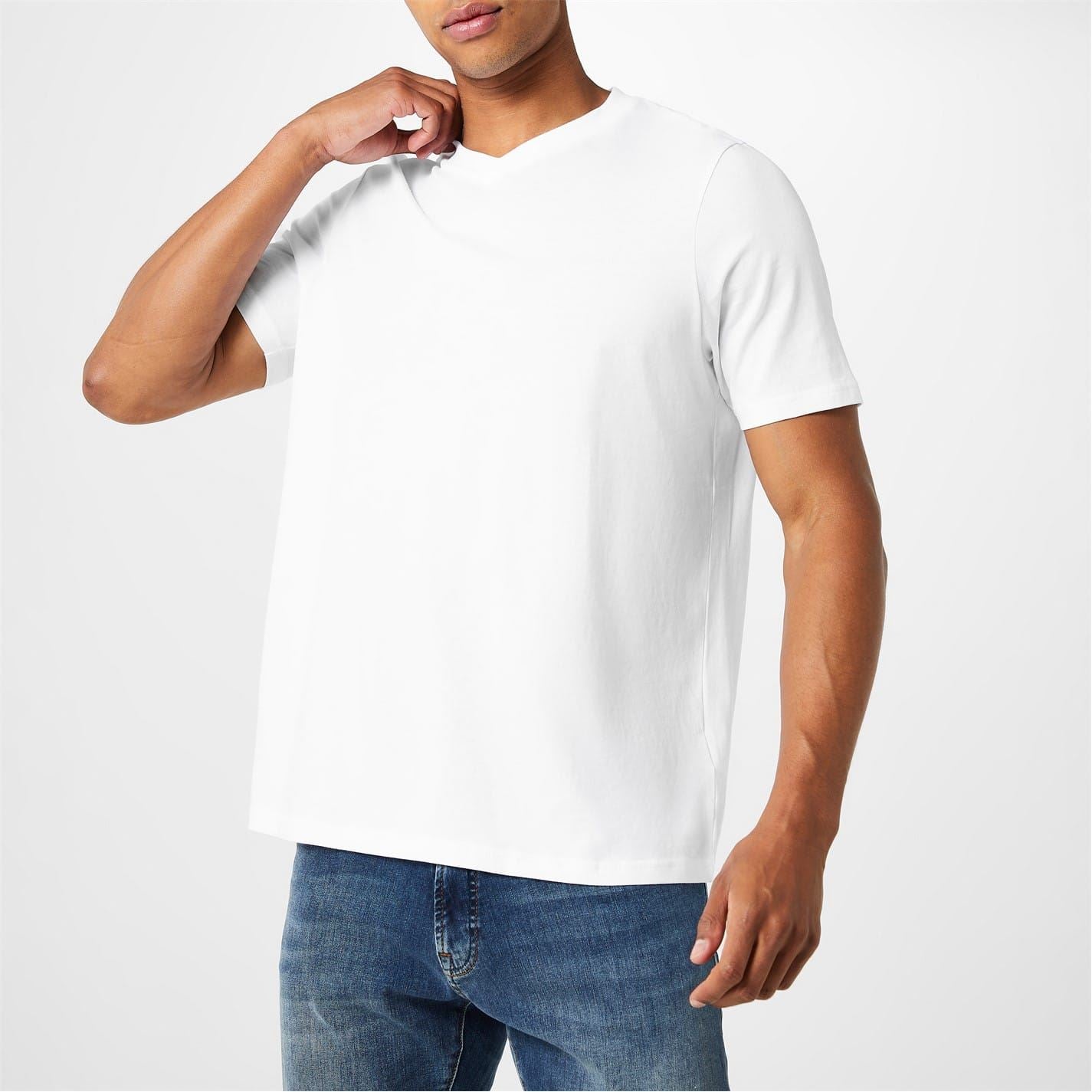 Donnay Mens Three Pack V Neck T-Shirt