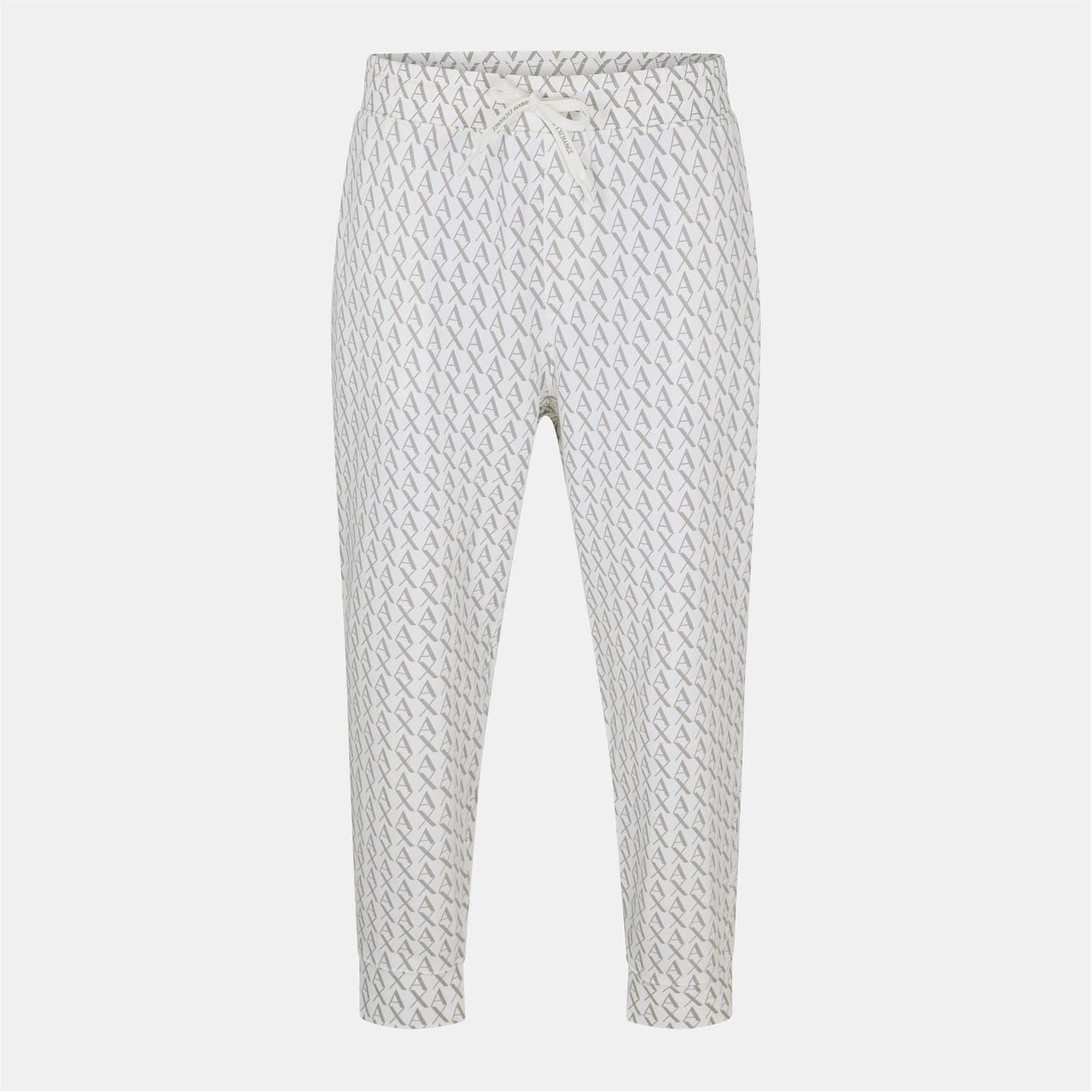 Armani Exchange Exchange Geometric Patterned Track Pants