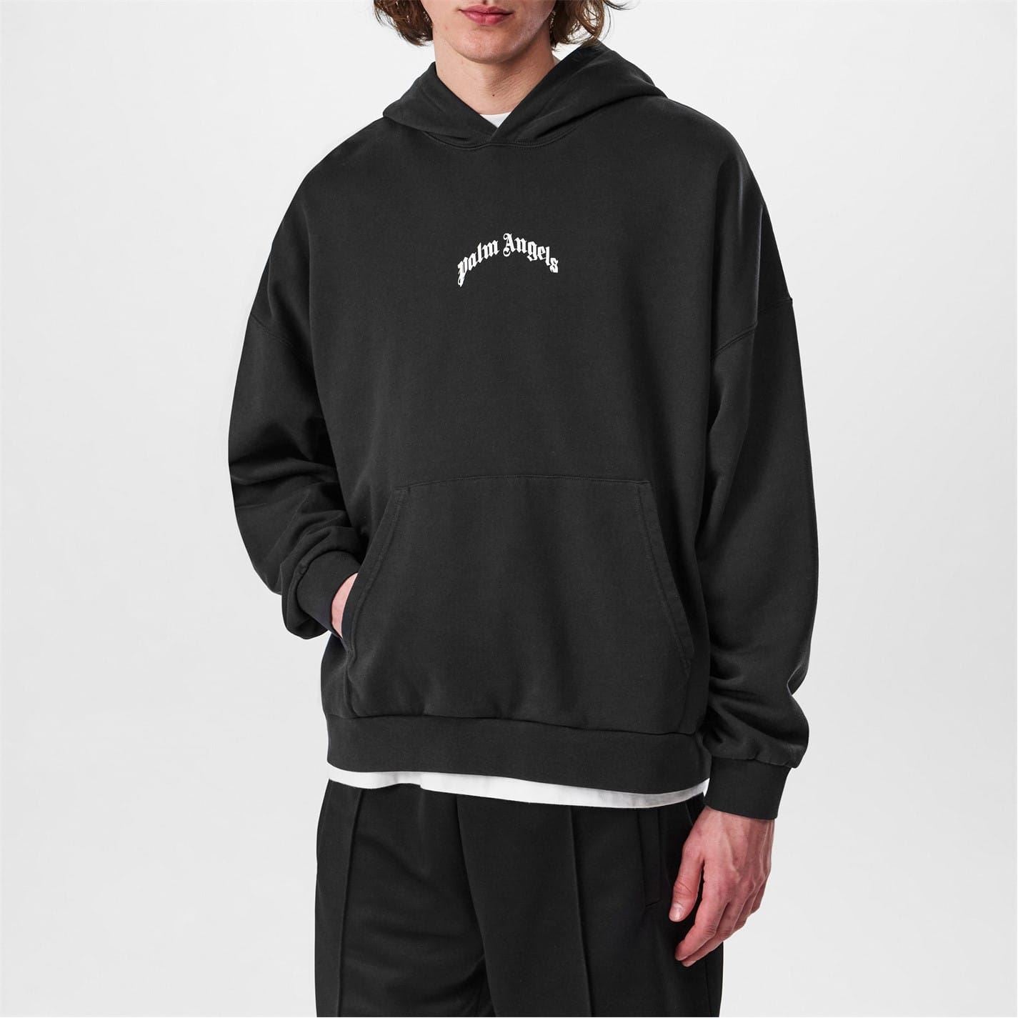 Palm Angels Gothic Logo Hoodie
