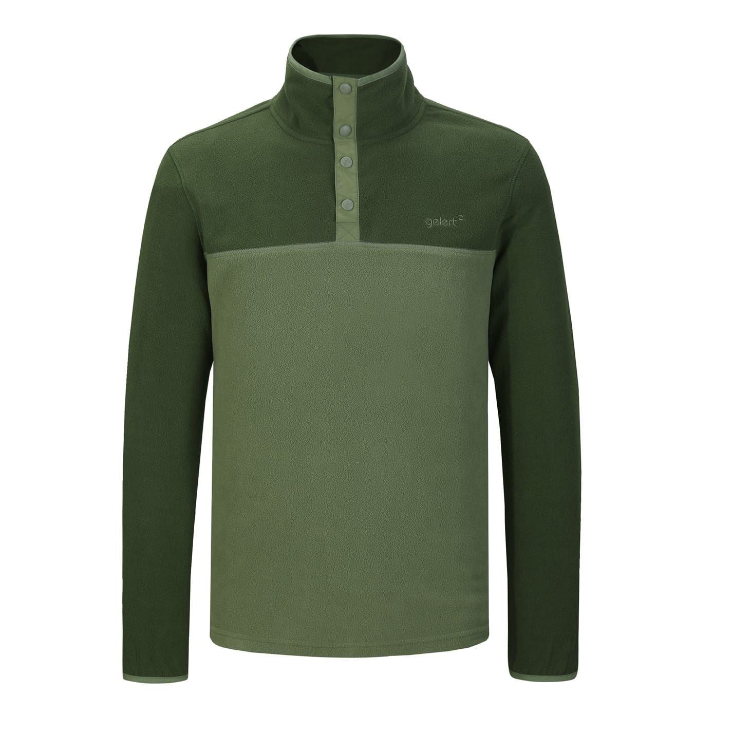 Gelert Mens Quarter Snap Fleece Top