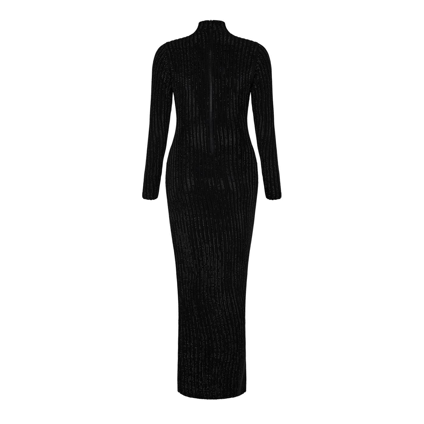 David Koma Crystal Embellished Maxi Dress