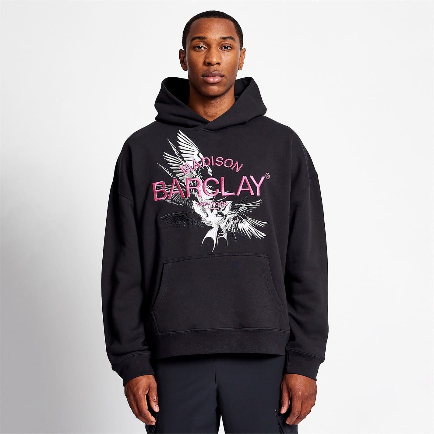 Madison Barclay Swallows Hooded Relaxed Fit Sweatshirt