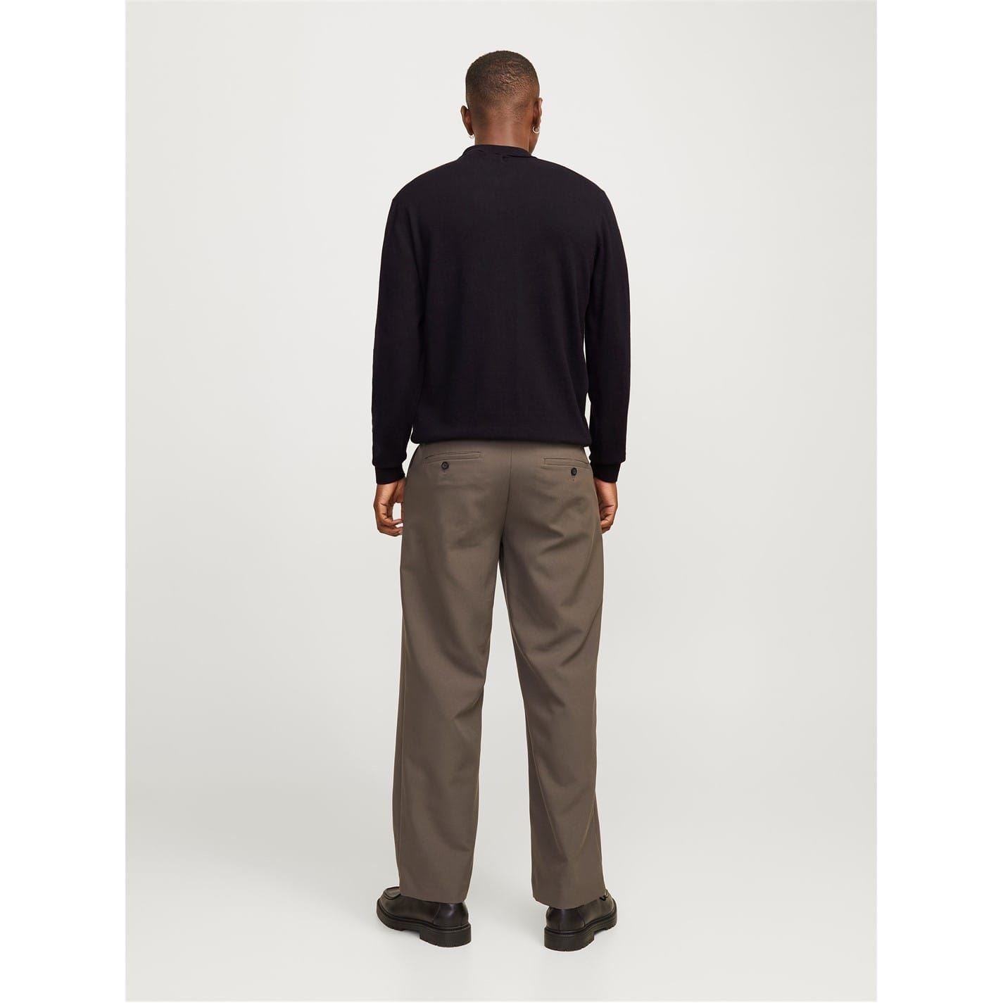 Jack and Jones Mens Emil Half Zip Knitted Polo