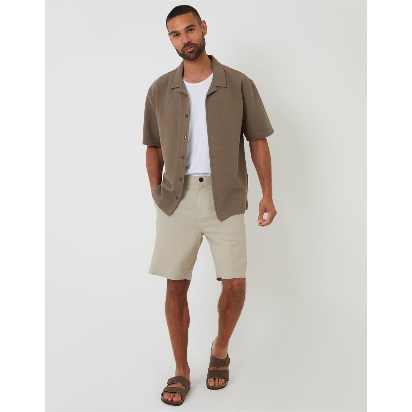 Threadbare Embley Relaxed Fit Short Sleeve Shirt