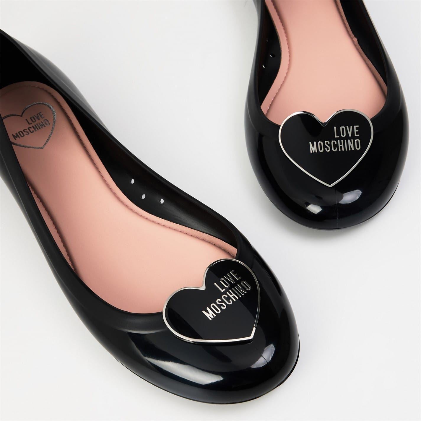 Love Moschino Jelly Ballet Pumps