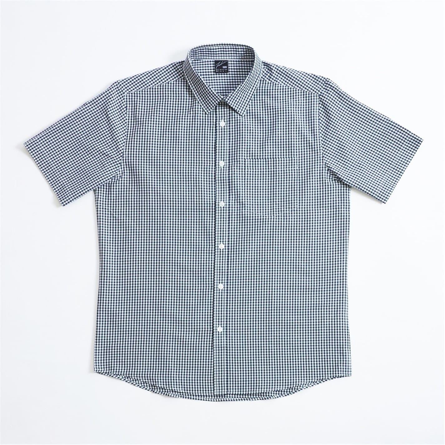 Fabric Short Sleeve Poplin Shirt