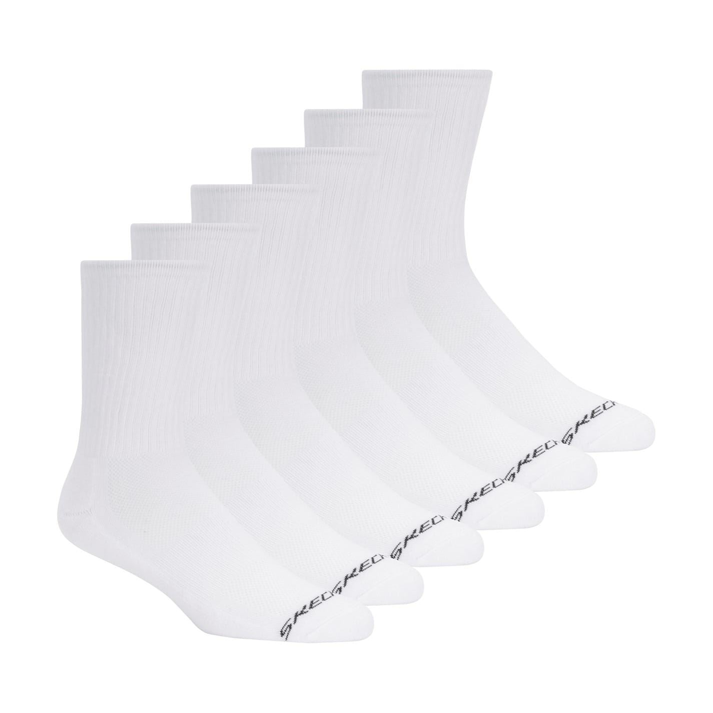 Skechers 6 Pack Crew Trainer Socks