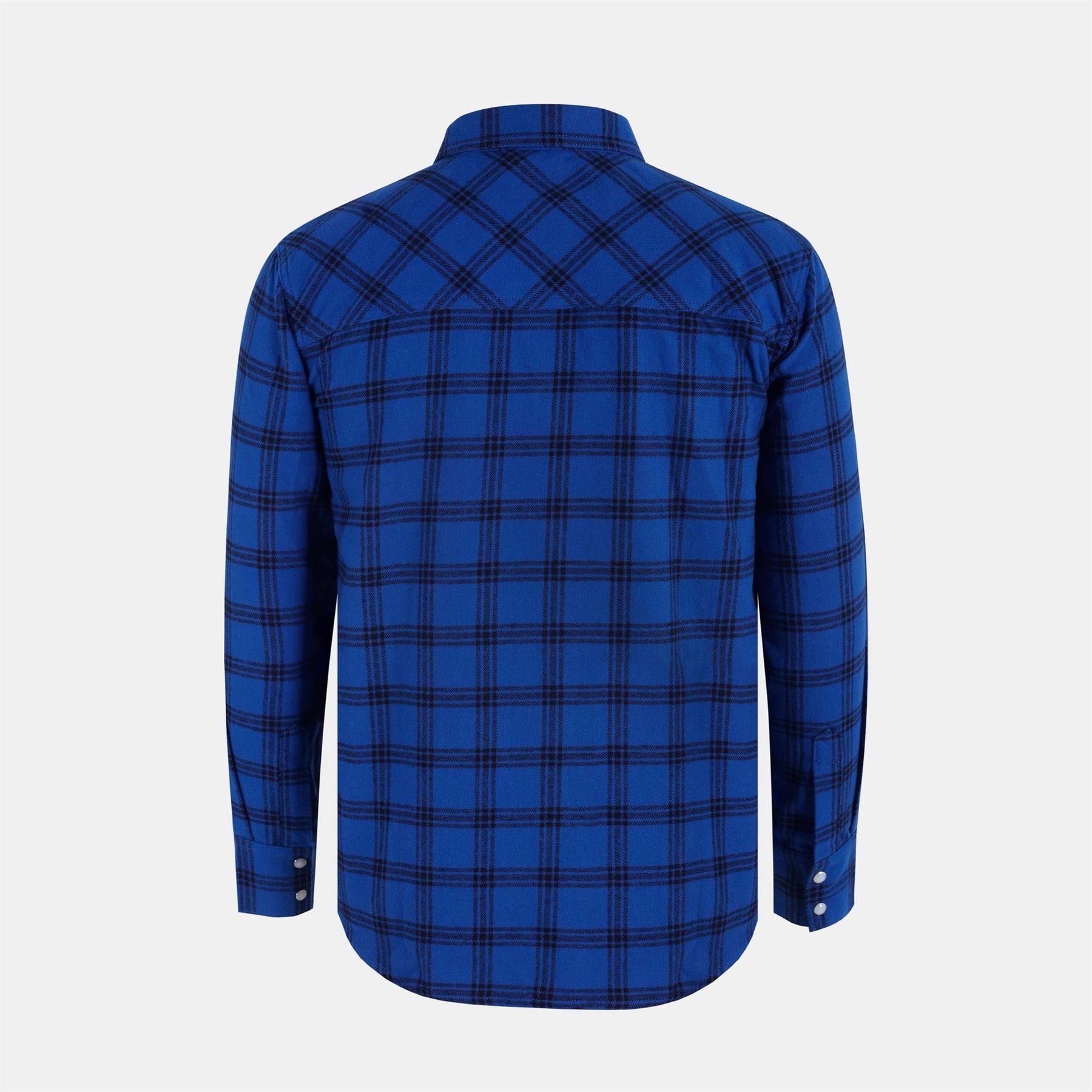 Lee Cooper Collared Neck Long Sleeve Check Shirt