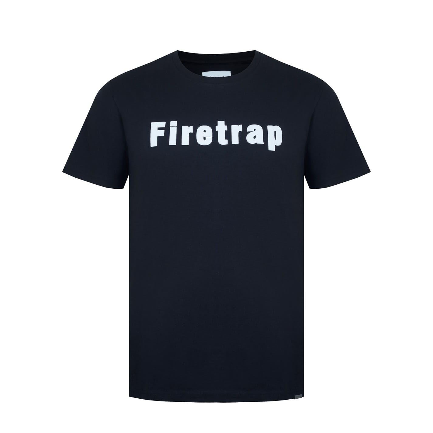 Firetrap Mens Large Logo T-Shirt
