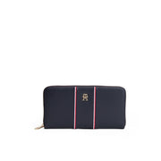 Tommy Hilfiger Icon Stripe Patterned Zip Around Wallet