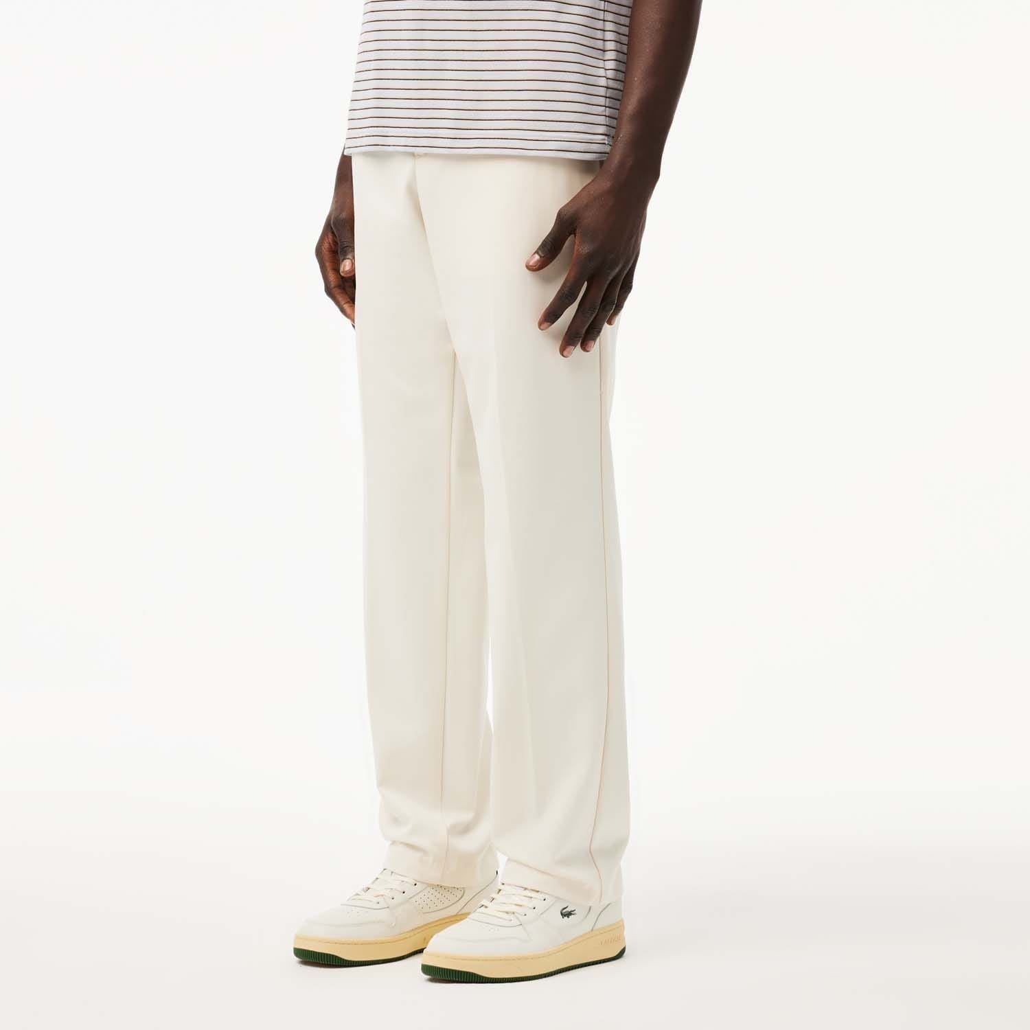 Lacoste Straight-Fit Badge Detail Suit Pants