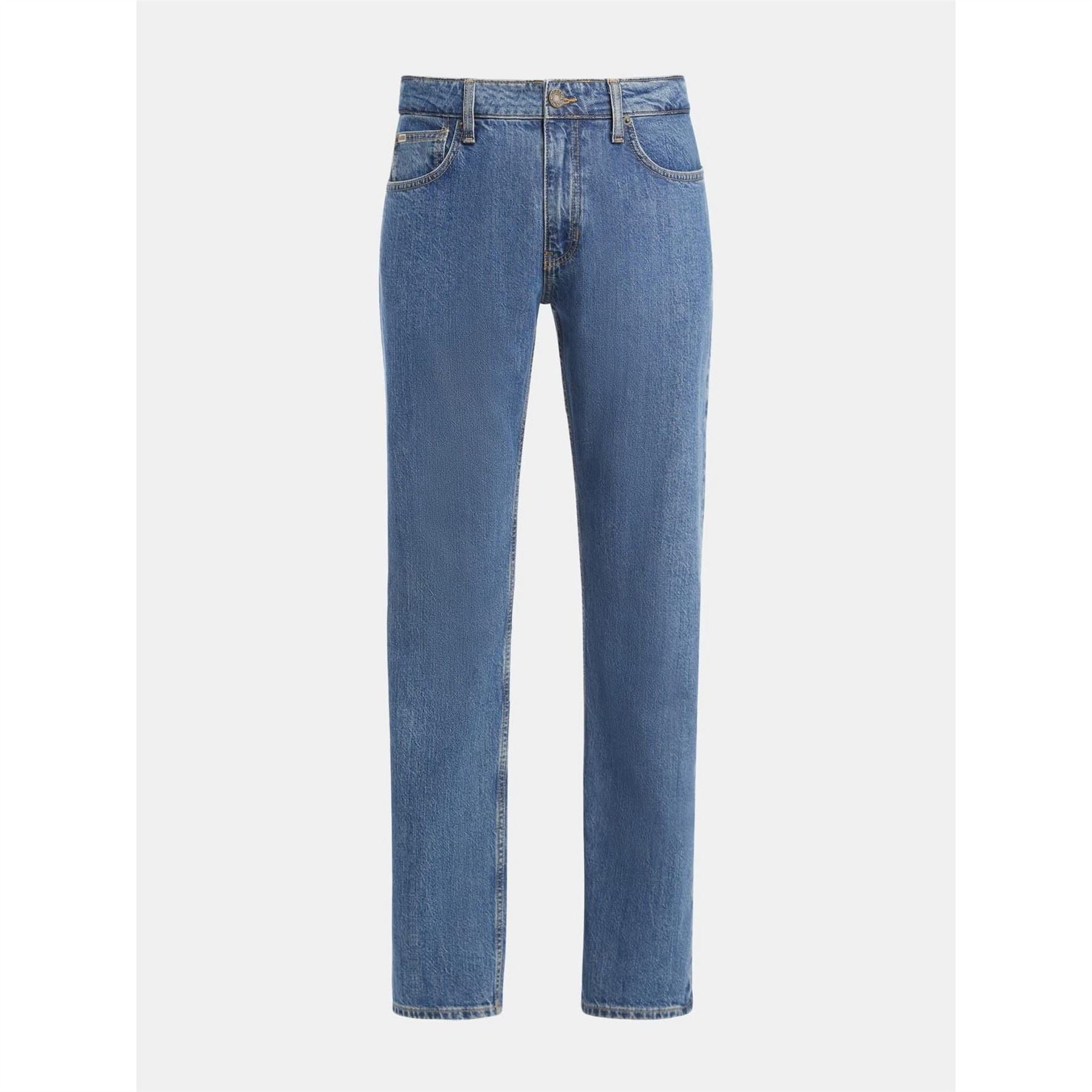 Guess Five Pocket Straight Leg Jeans