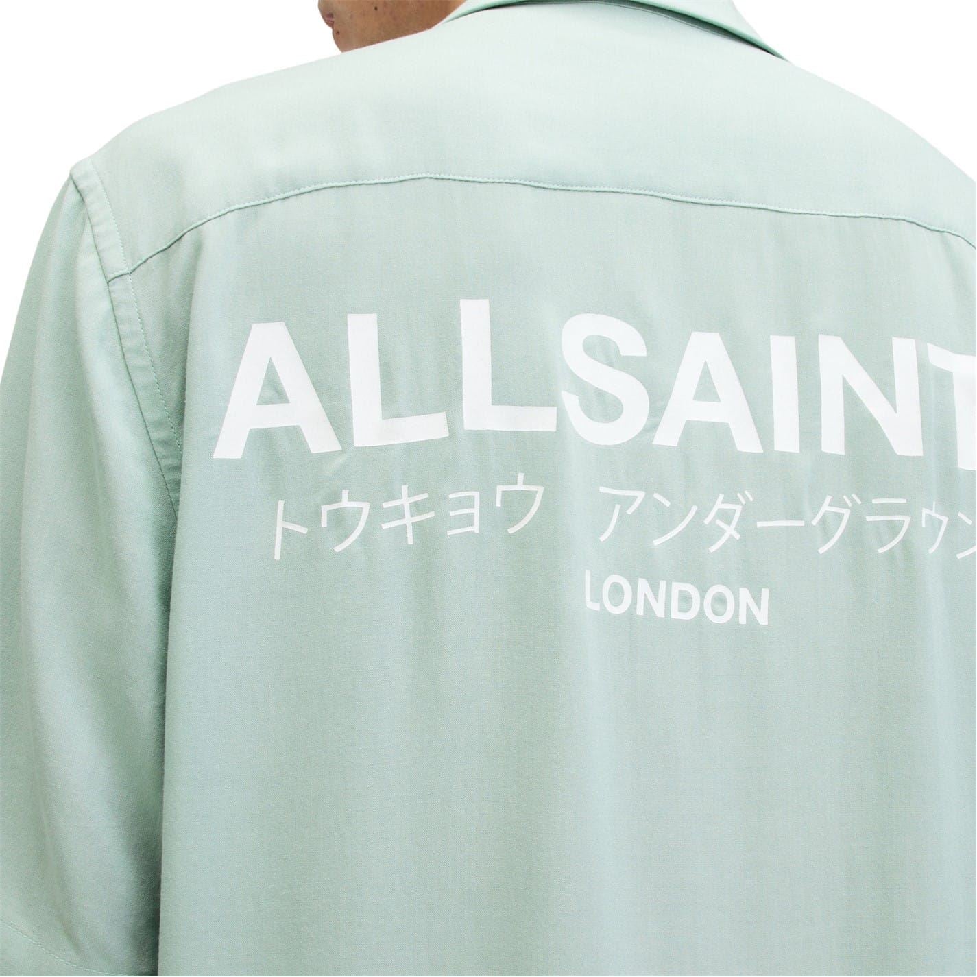 AllSaints Relaxed Fit Underground Short Sleeve Shirt