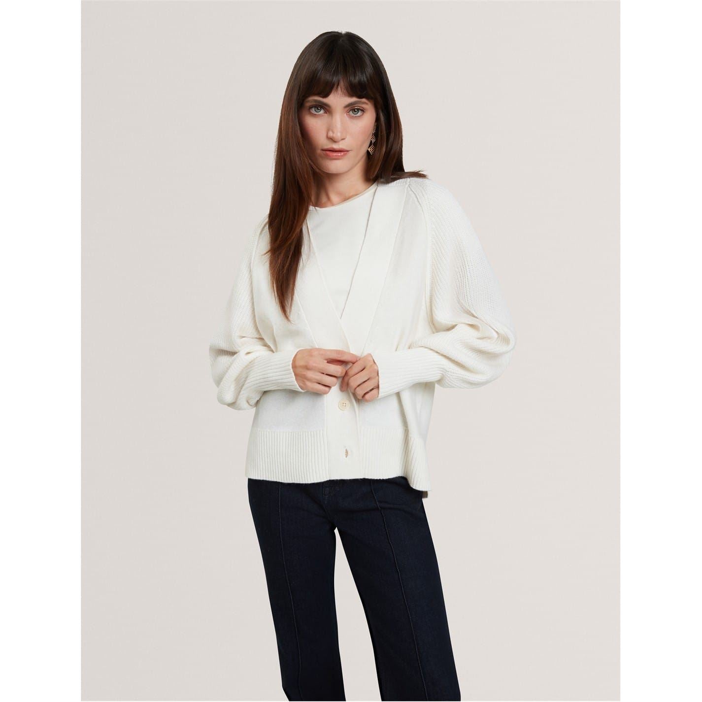 Ted Baker V-Neck Long Sleeve Raglan Sweater