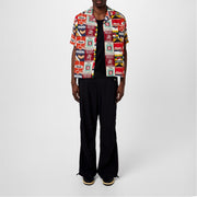 Rhude Silk Cigarette Regular Fit Shirt