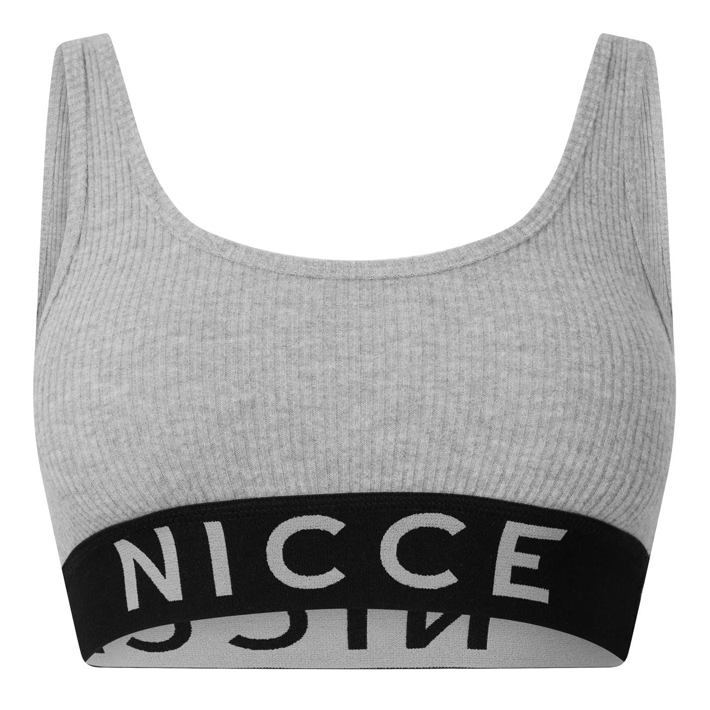 Nicce Lull Scoop Neck Cropped Snug Fit Bra