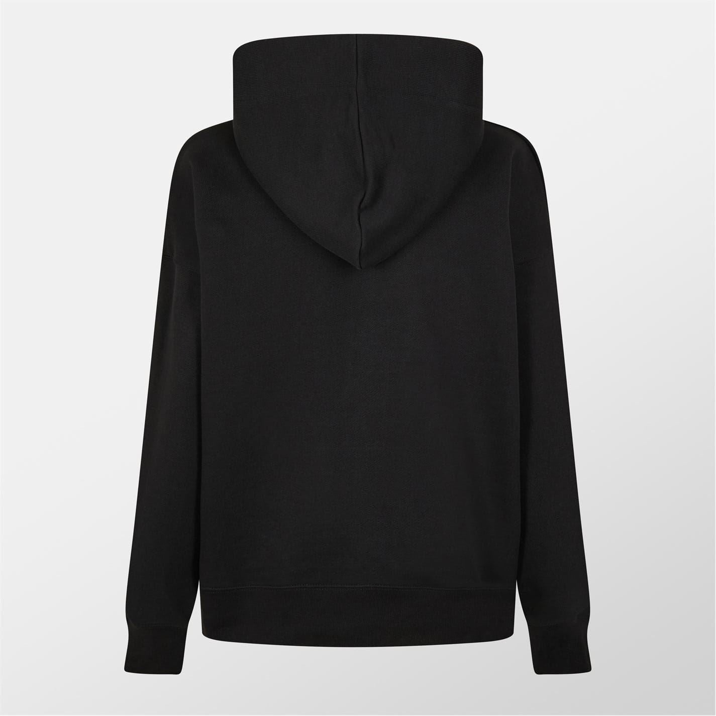 Palm Angels Hooded Relaxed Fit Sweatshirt