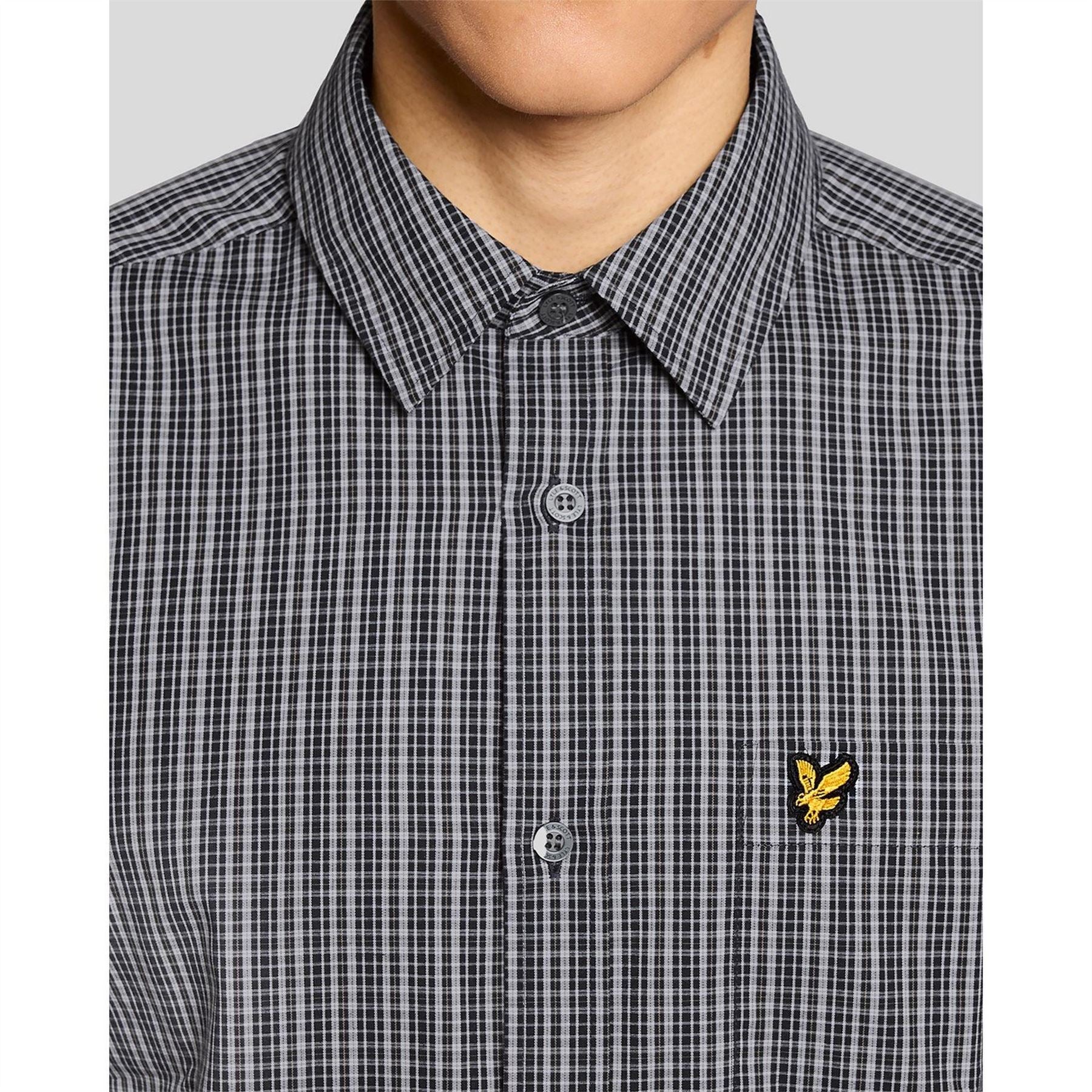 Lyle And Scott Check Ls Shirt Sn62