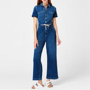 Paige Carly Denim Jumpsuit