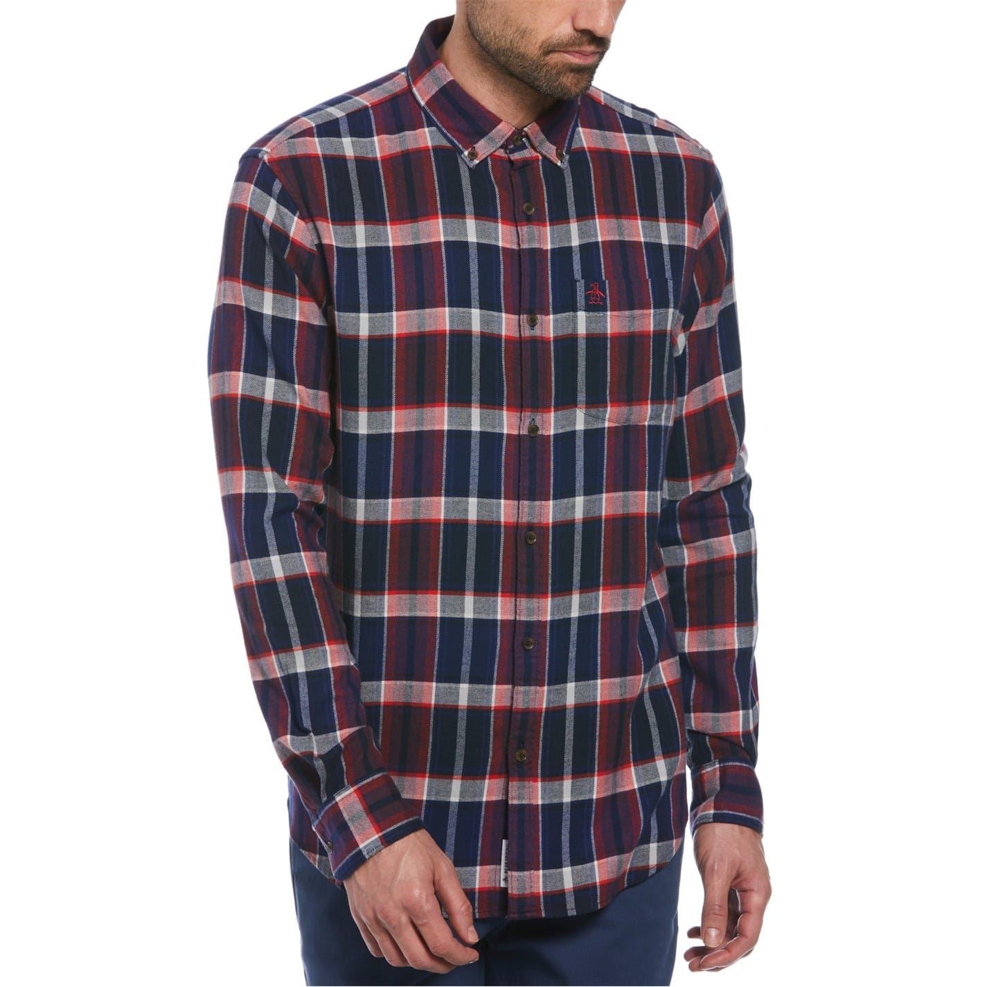 Original Penguin Long Sleeve Regular Fit Shirt