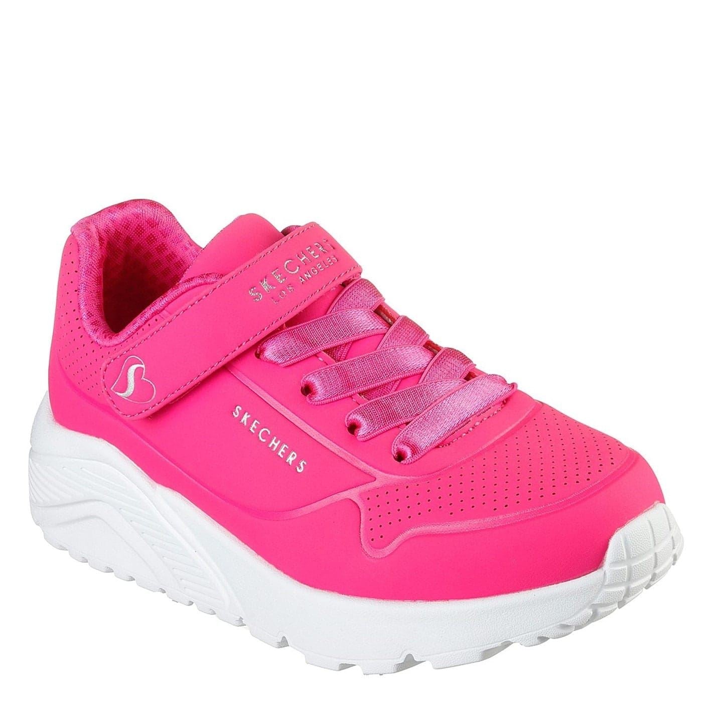 Skechers Uno Lite Round Toe Low Top Sneakers