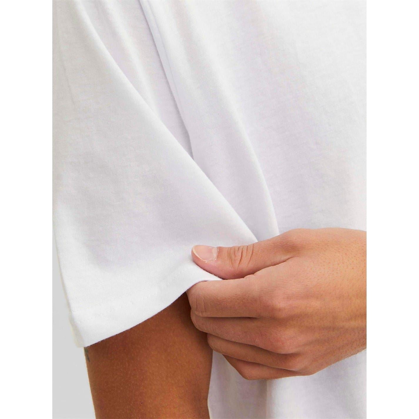 Jack and Jones 3 Pack Crew Neck Short Sleeve Jersey T-Shirt