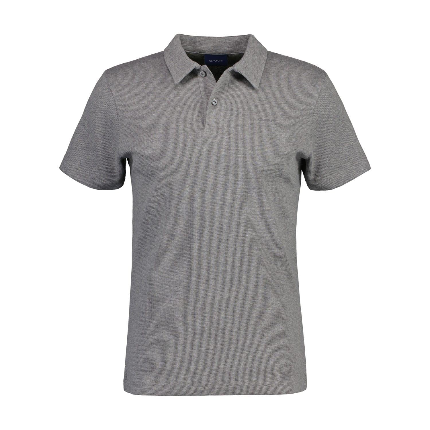 Gant Waffle Texture Piqué Polo Shirt