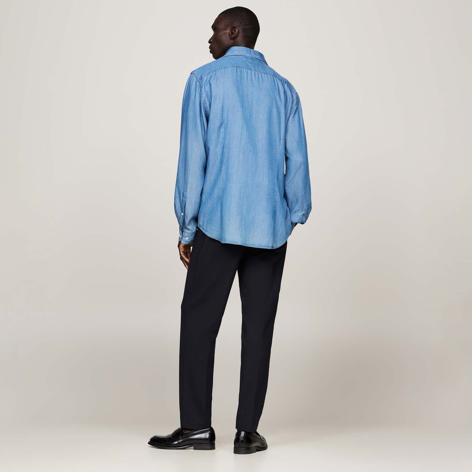 Tommy Hilfiger Smart Casual Slim-Fit Denim Shirt