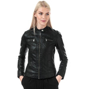 Only Bandit Faux Leather Biker Jacket