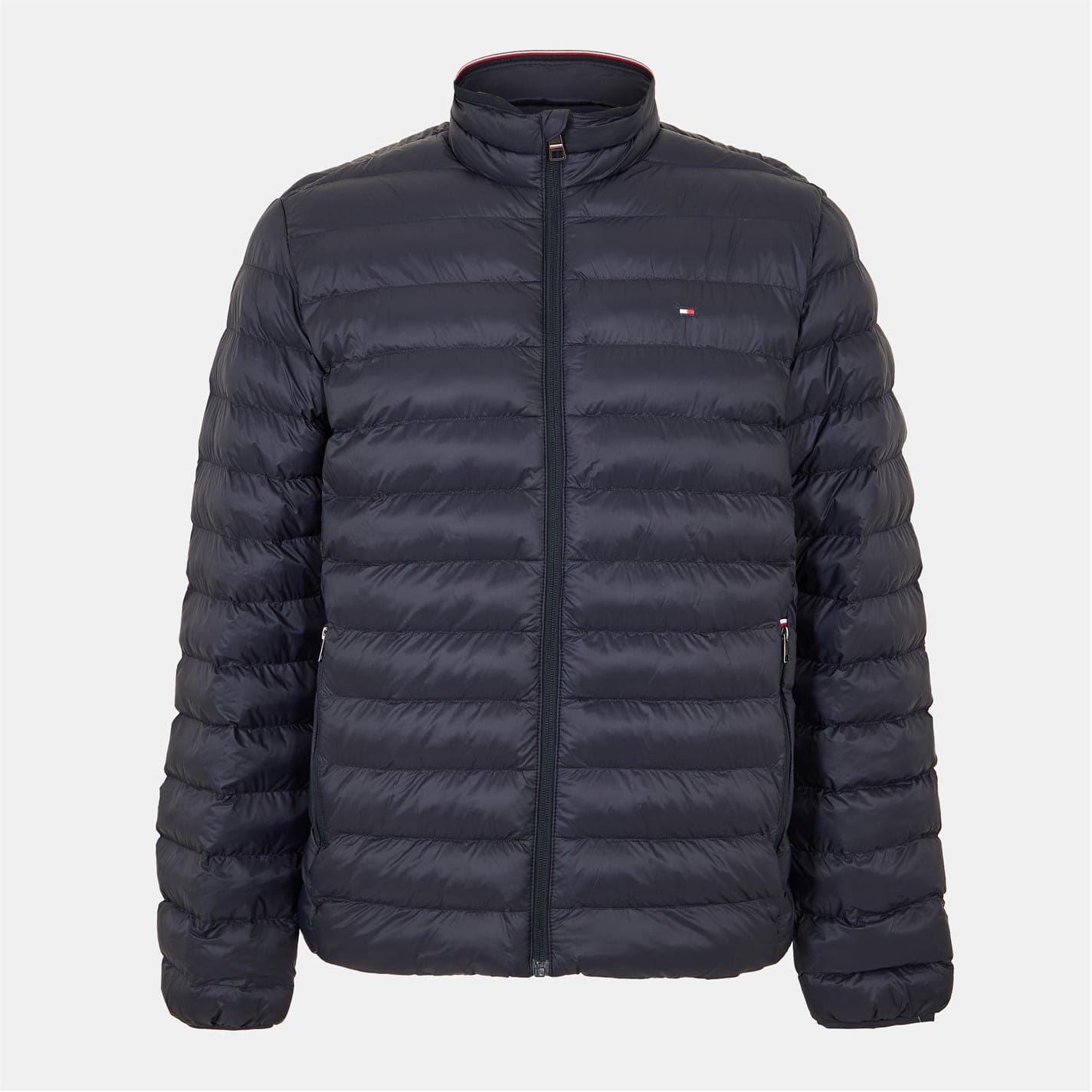 Tommy Hilfiger Core Solid Patterned Puffer Jacket