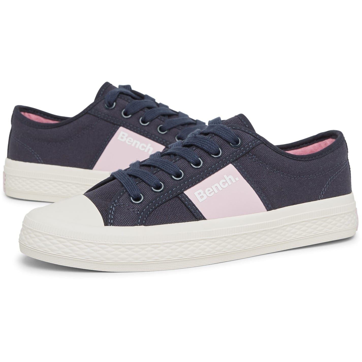 Bench Vicky Canvas Low Top Sneakers with Lettering