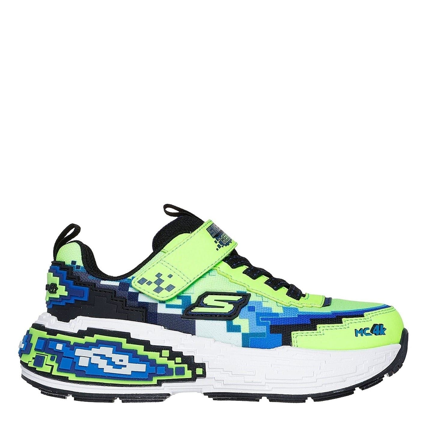 Skechers Pixel Detail Low Top Graphic Print Sneakers