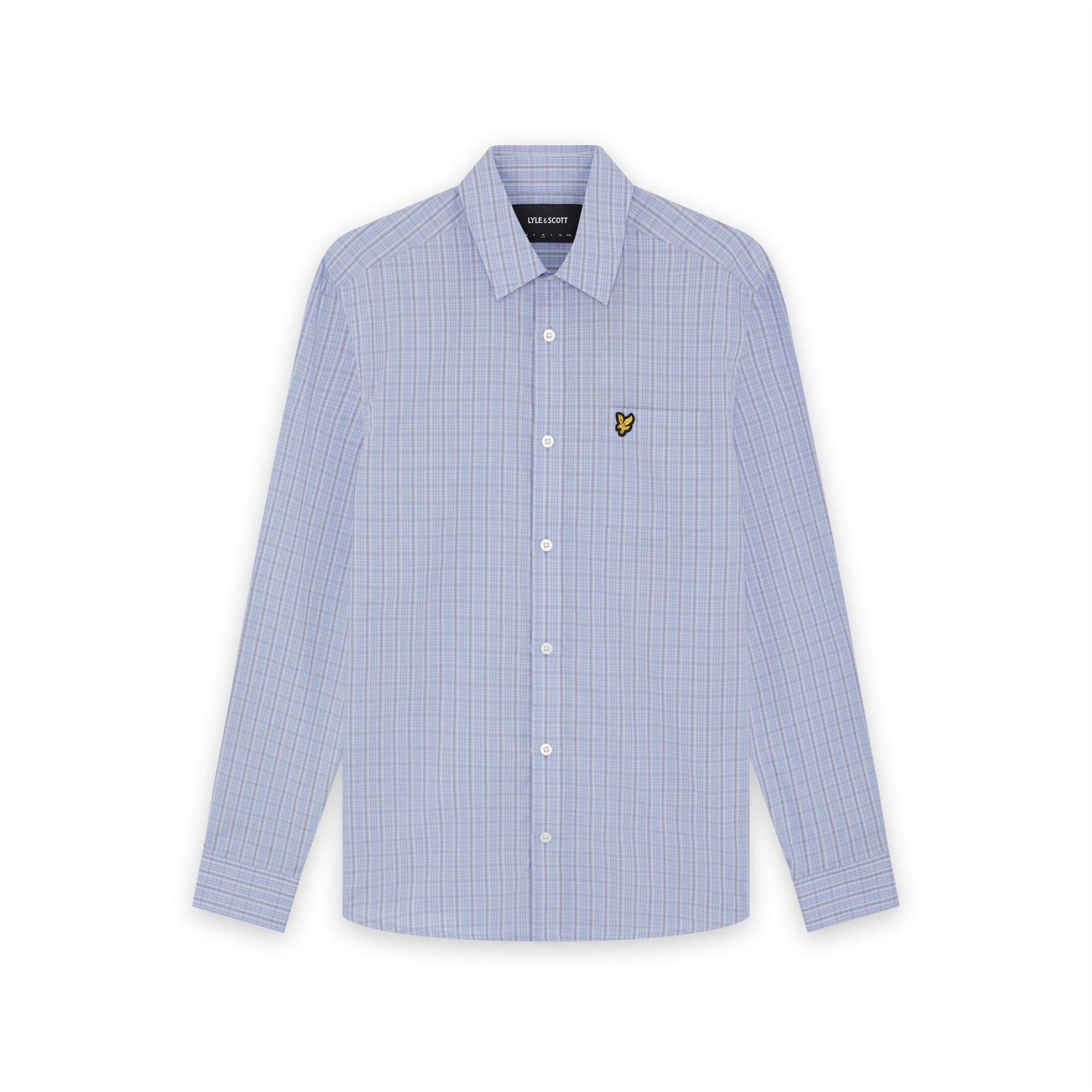 Lyle And Scott Check Ls Shirt Sn62