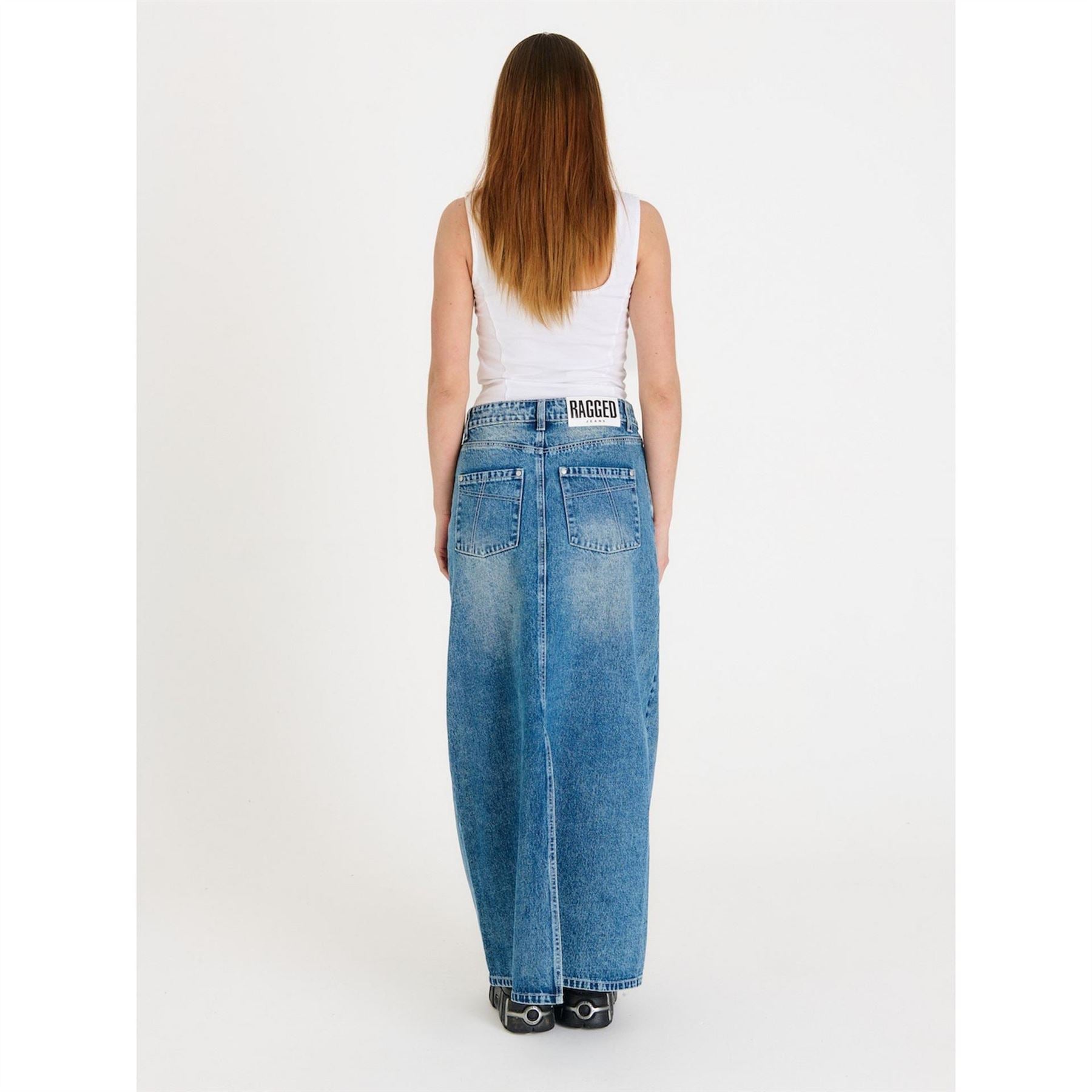 The Ragged Priest Rag Maxi Skirt B