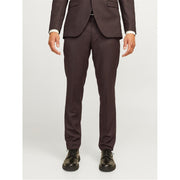 Jack and Jones Solaris Solid Patterned Slim Straight Trousers