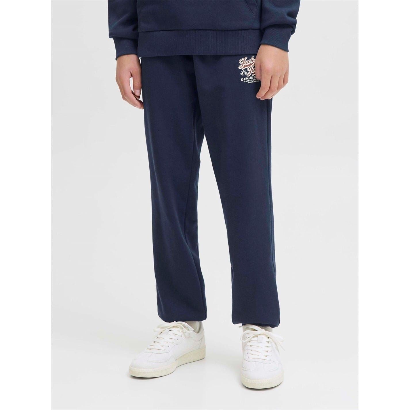 Jack and Jones Logo Joggers Junior Boys