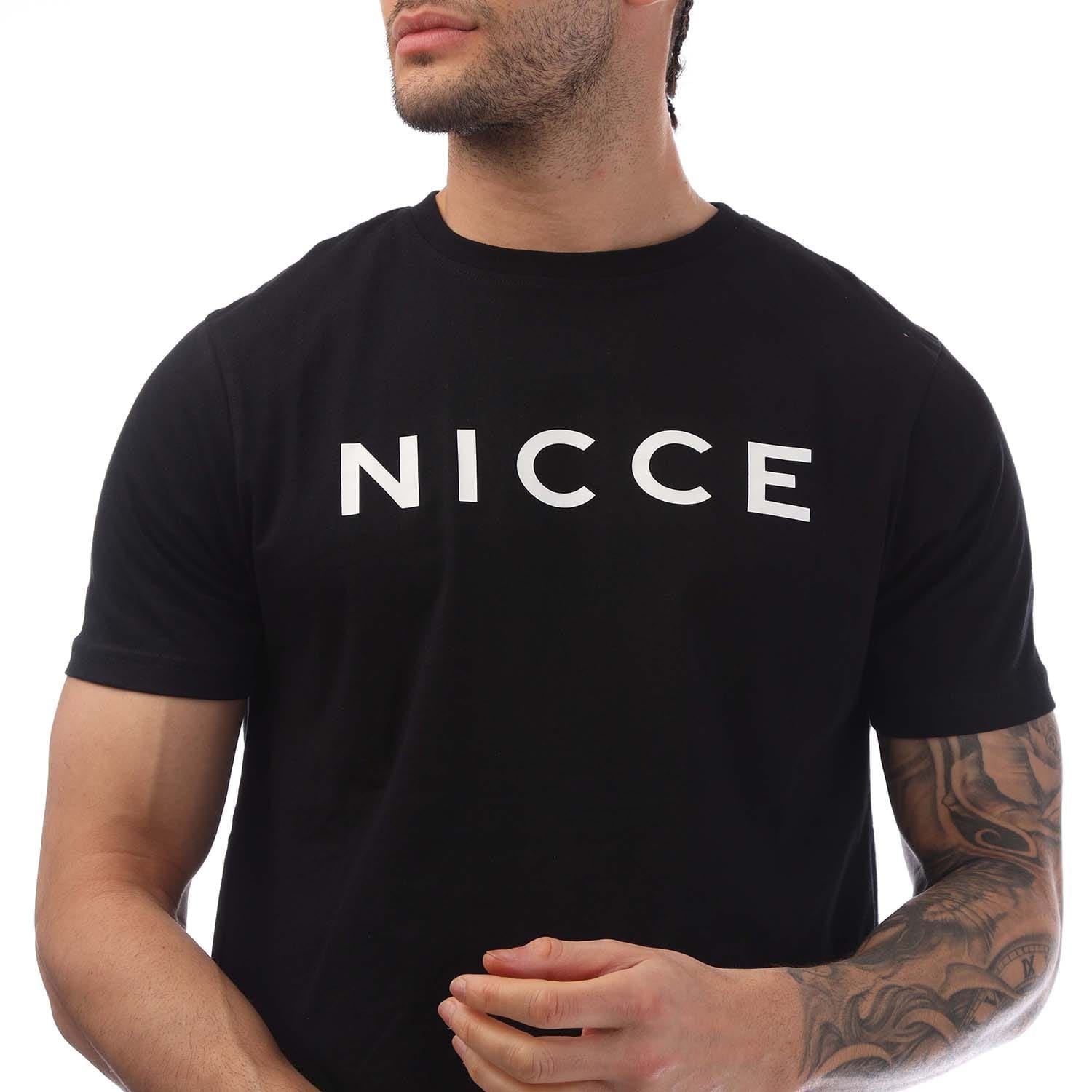 NICCE Mens Logo Lounge T-Shirt and Short Set