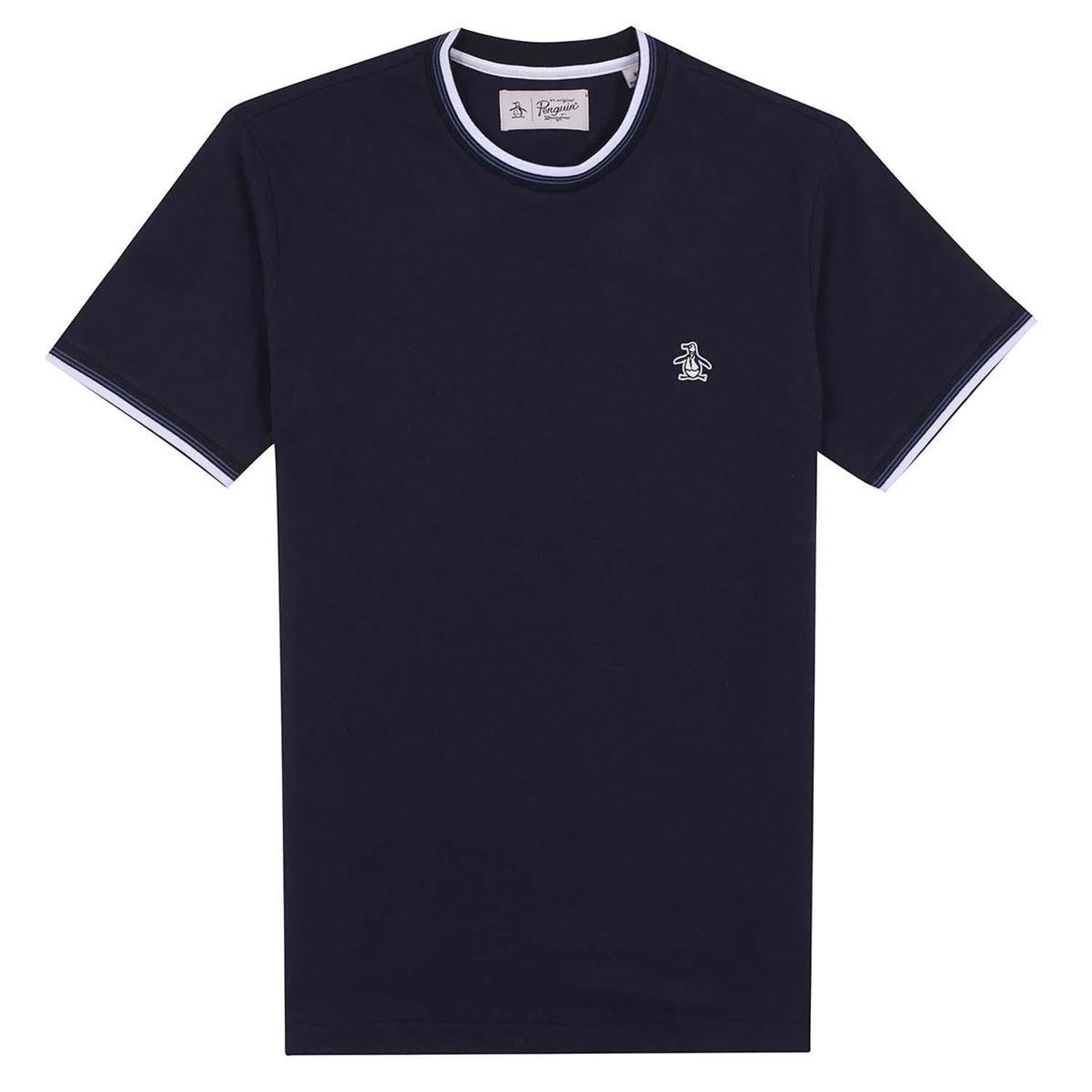 Original Penguin Sticker Pete Tipped Ringer T-Shirt