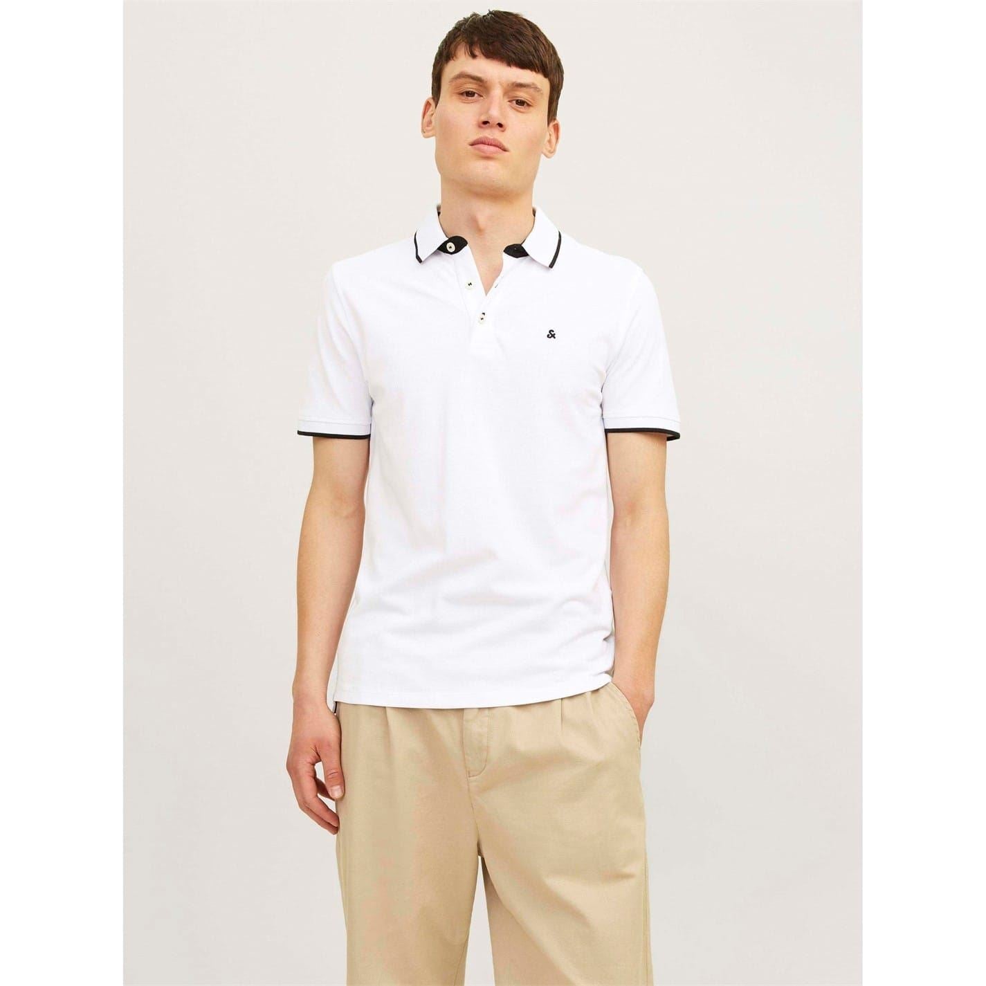 Jack and Jones Paulos Polo 2 Pack Collared Short Sleeve Shirt