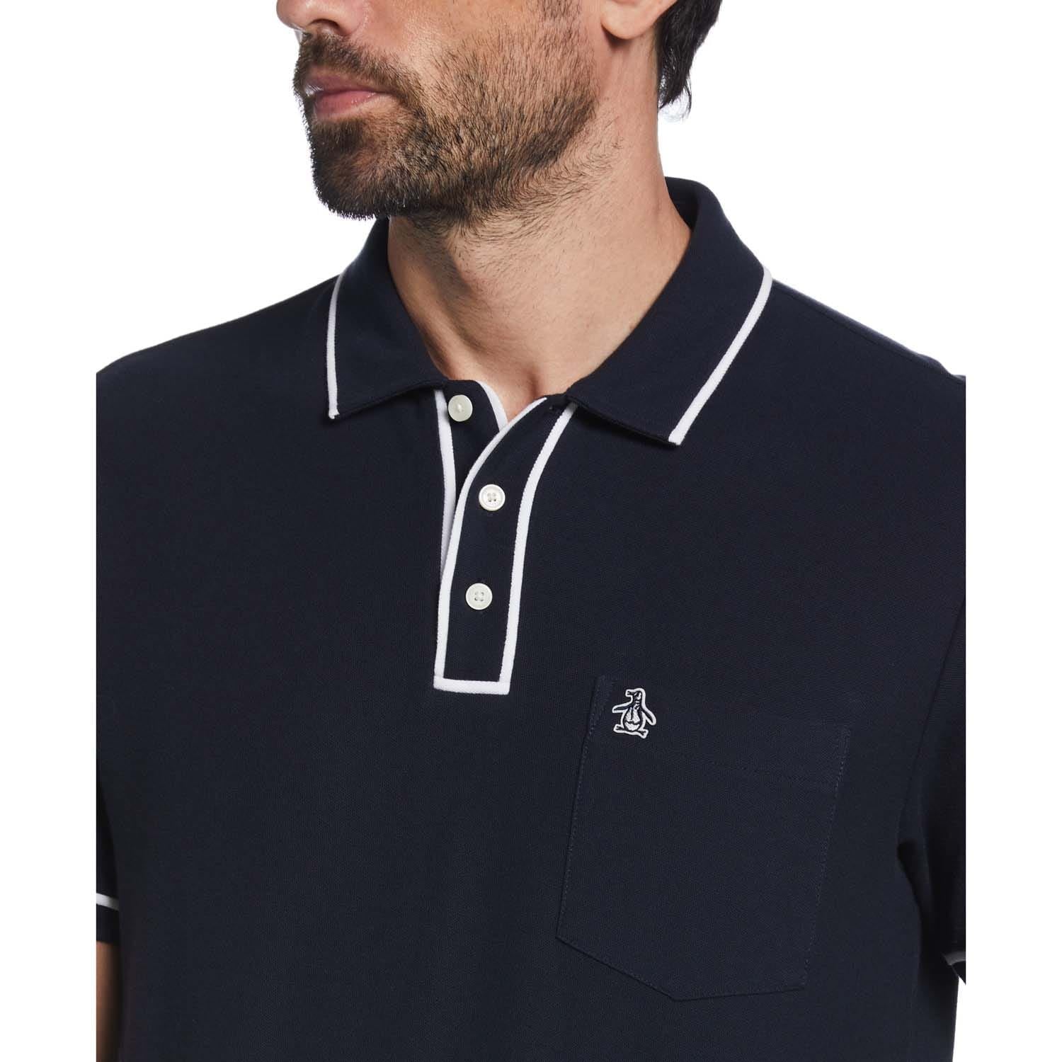 Original Penguin Earl Organic Cotton Pique Polo Shirt